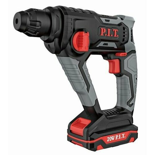 Перфоратор аккумуляторный PIT PBH20H-18A SOLO 20В 14Дж 2-х реж макс бур 18мм sds-plus коробка 6270₽