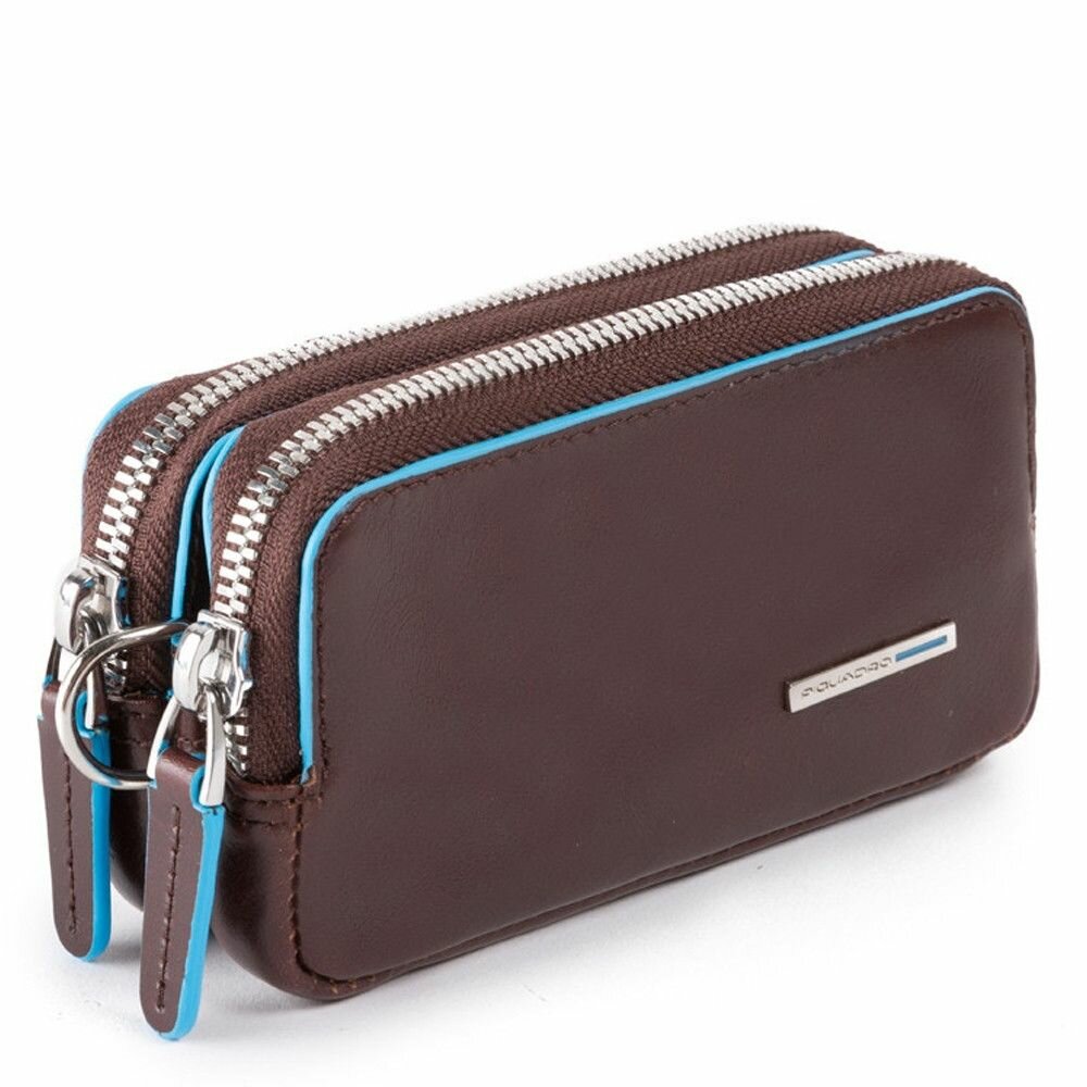 Сумка клатч PIQUADRO, фактура гладкая, коричневый — фото 1