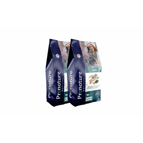 Pronature Holistic Pacific корм для стерилизованных кошек, океаническая белая рыба с рисом 2 кг х 2 шт.