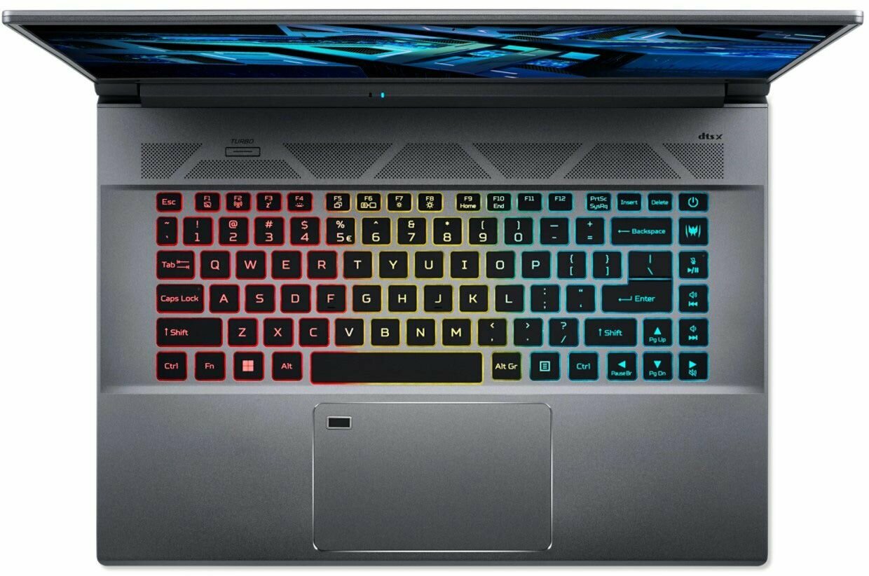 16" Ноутбук Acer Predator Triton 500 SE PT516-52s 2560x1600, Intel Core i7 12700H 2.3 ГГц, RAM 16 ГБ, DDR4, SSD 1 ТБ, NVIDIA GeForce RTX 3070 Ti, Windows 11 Home, серый — фото 1