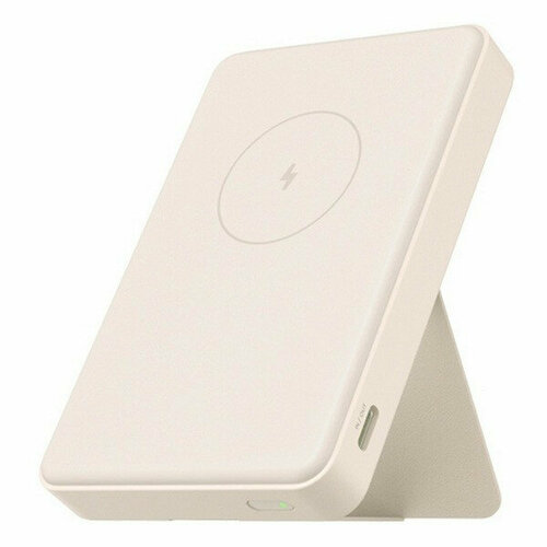 Внешний аккумулятор Xiaomi Magnetic Wireless Power Bank 6000mAh (BHR9074GL) Tan бежевый, золотистый