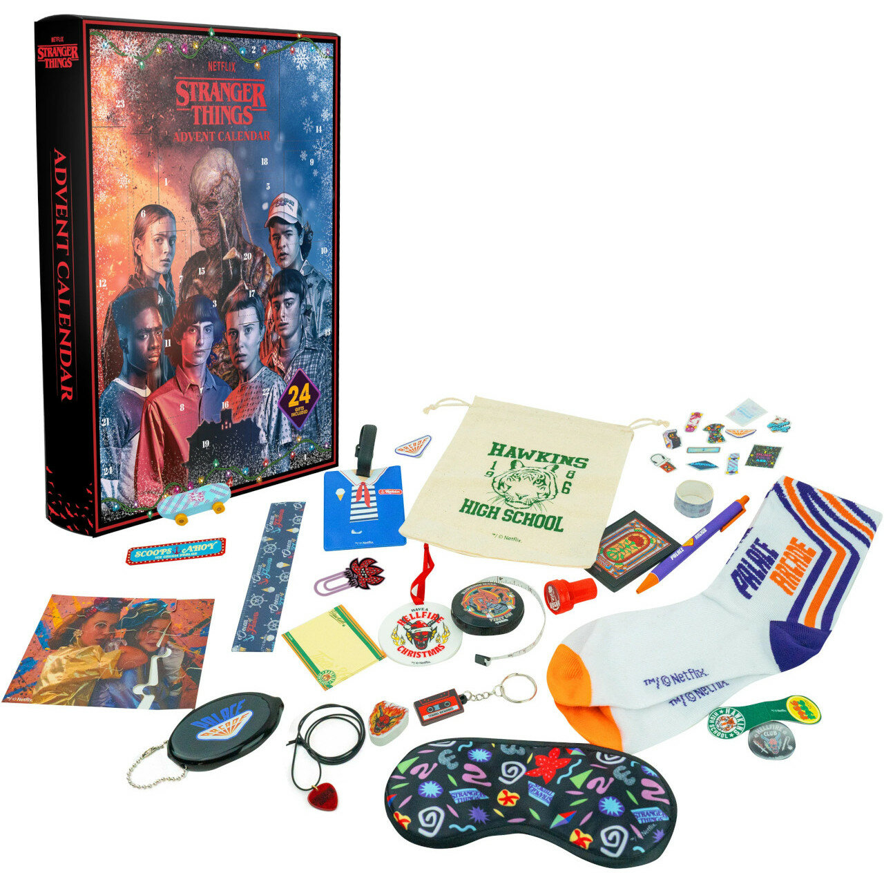 Подарочный набор Cinereplicas Stranger Things Advent Calendar (2024 Edition)