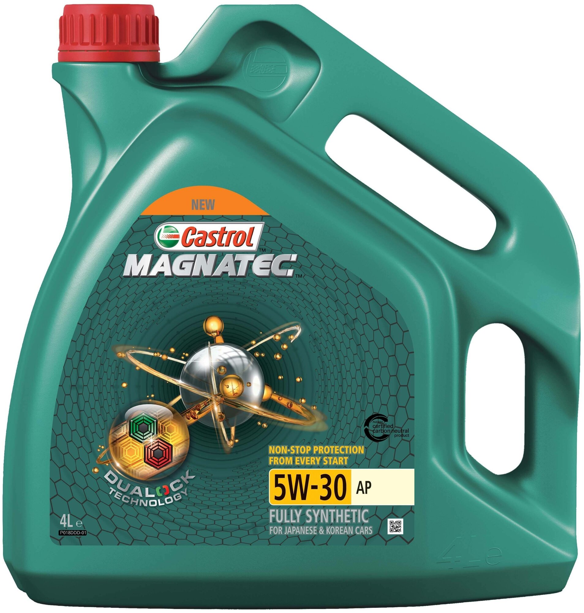 Синтетическое моторное масло Castrol Magnatec 5W-30 AP DUALOCK 4 л 1 шт.