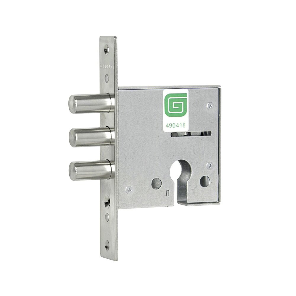 Замок врезной под вставку Гардиан 12.01 бэксет 50 мм хром