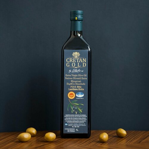 Изображение товара Оливковое масло Cretan Gold PDO Sitia, Extra Virgin, Нерафинированное, 1л