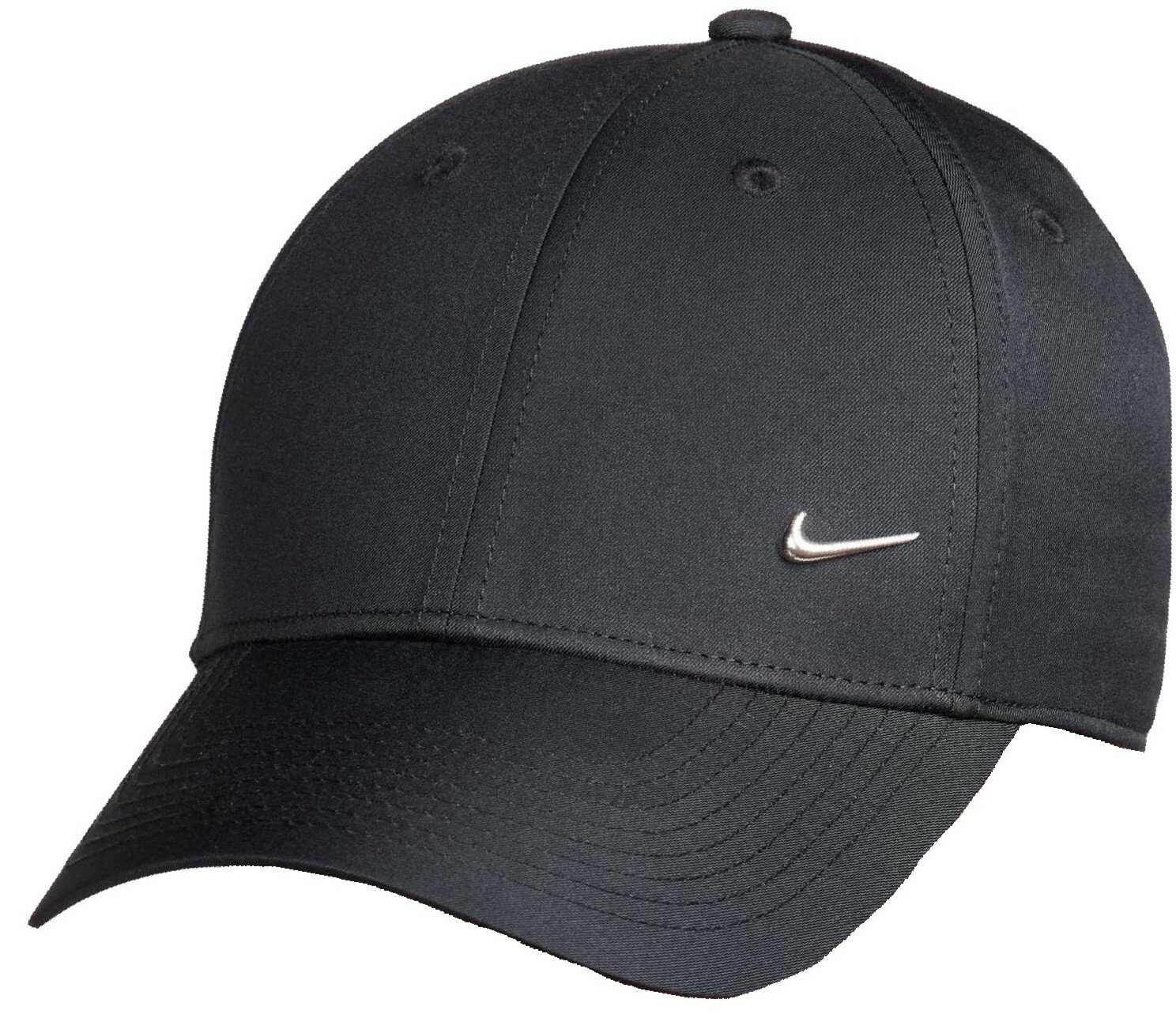 Кепка NIKE Structured Metal Swoosh для мужчин и женщин, размер M/L, черный