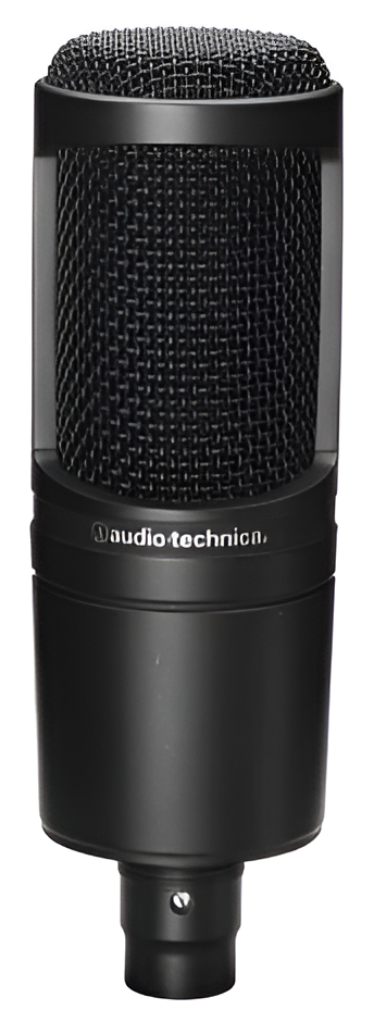 Микрофон проводной Audio-Technica AT2020, разъем: XLR 3 pin (M), черный — фото 1