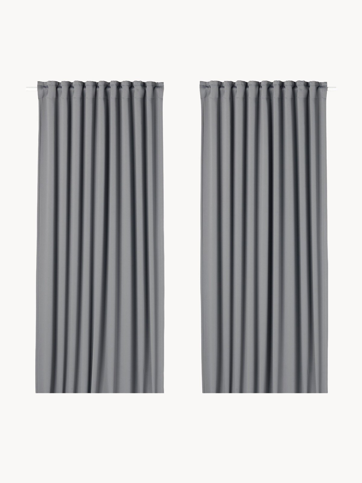 Шторы блэкаут IKEA "Майгулл" полиэстер, 145х250 см, темно-серые