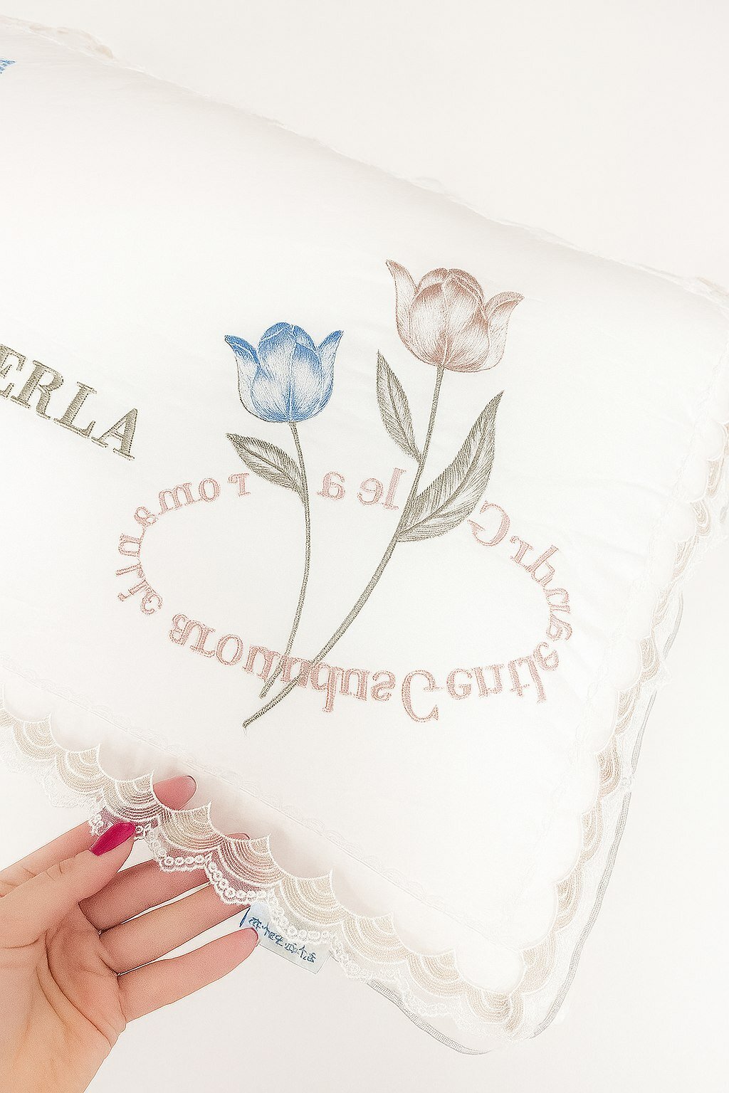 Подушка 50x70 см микрогель хлопок 100% — фото 1