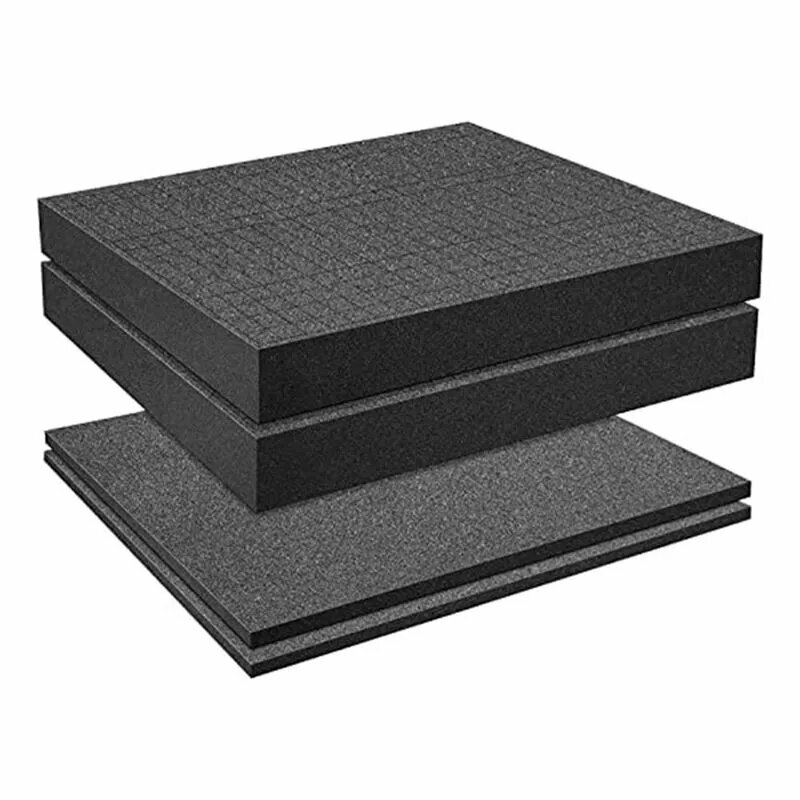 Сетка из пеноматериала Cube-Foam, 2 шт. 300x300x50 мм/2 300x300x10 мм, ящик для инструментов, чехол камеры пенопласта, вкладыш в чехол, инструмент