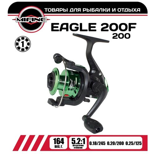 Катушка рыболовная MIFINE EAGLE 200F, 1 подшипник катушка рыболовная mifine 200f 4 подш