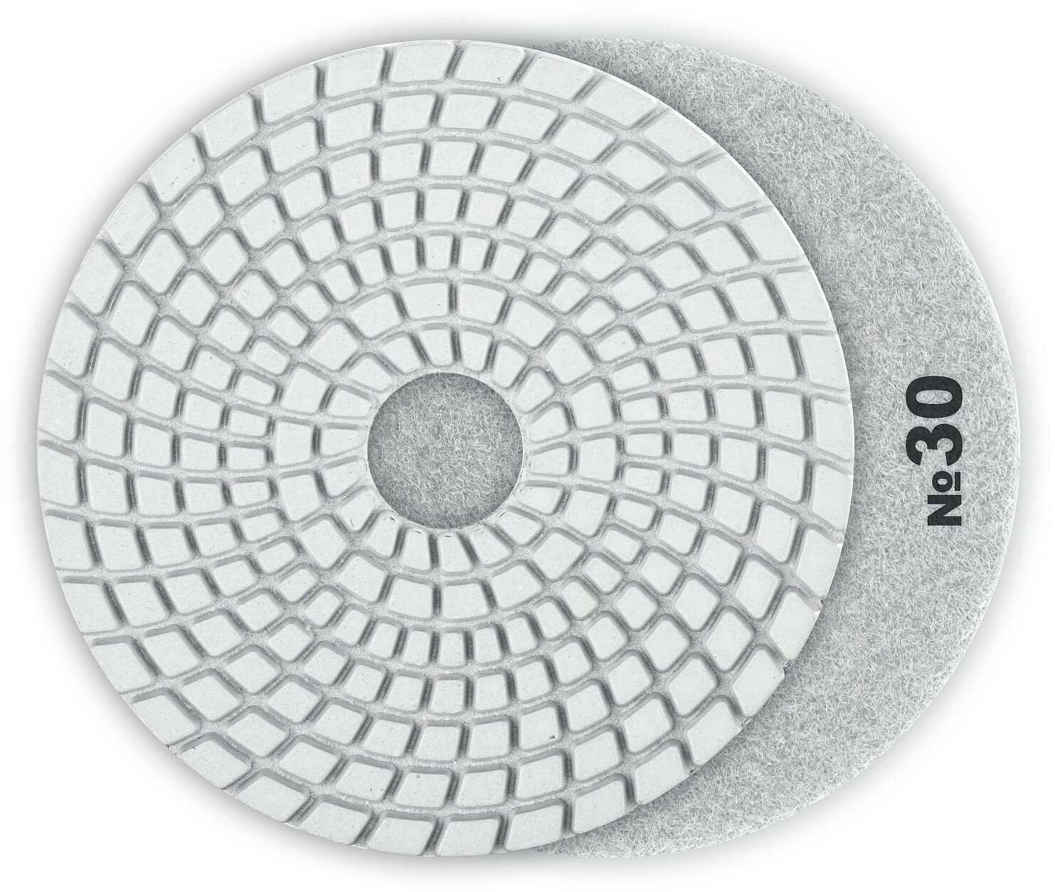 ЗУБР 125мм №30 алмазный гибкий шлифовальный круг (Черепашка) для мокрого шлифования (29867-030)