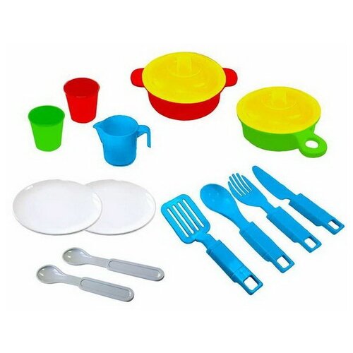 фото Набор посуды, 15 предметов green plast