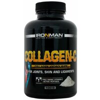 Гидролизат коллагена, порошок/Ironman, Collagen-C, 100г/для суставов, кожи и волос