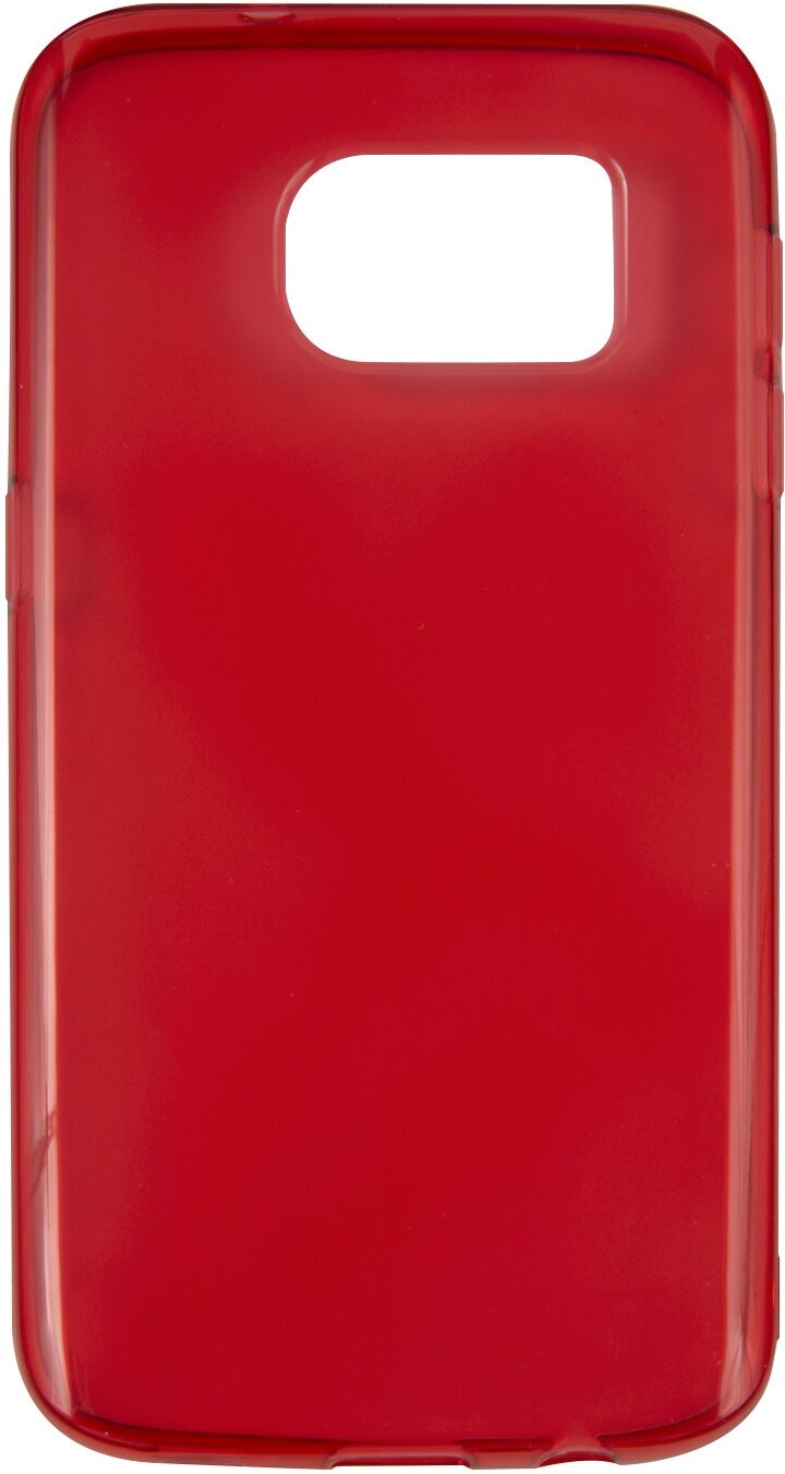 Защитный чехол-бампер на Samsung Galaxy S7 Edge /Самсунг Гэлэкси Эс 7 эйдж чехол, силикон красный