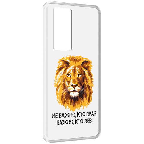 Чехол MyPads мудрый лев для Realme GT Master Explorer Edition задняя-панель-накладка-бампер