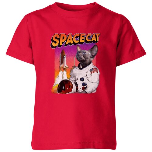 Футболка Us Basic, размер 6, красный женская футболка space cat космический кот космонавт s темно синий