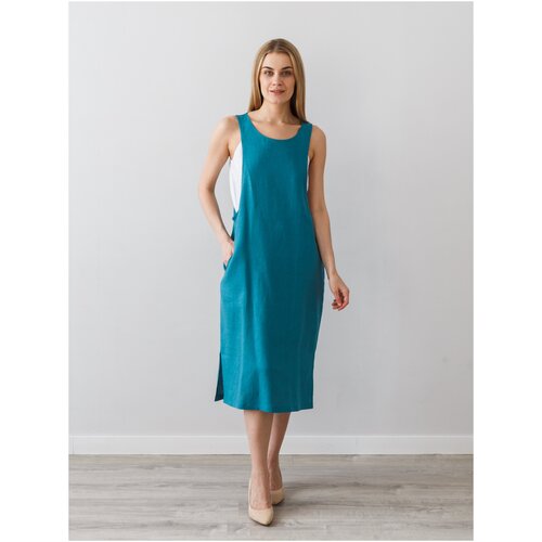 Сарафан ИВАdress, размер 42-44, бирюзовый