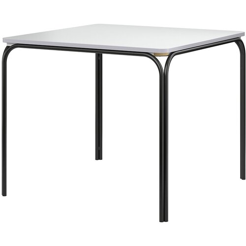 Стол обеденный ror, 90х90 см, черный/серый