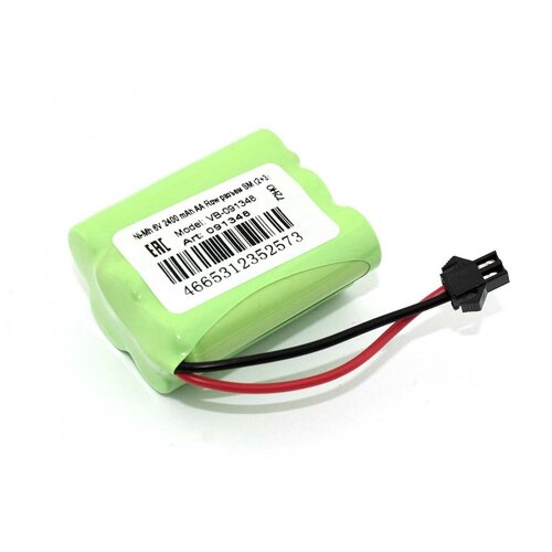 Аккумулятор Ni-Mh 6V 2400 mAh AA Row разъем SM (2+3)