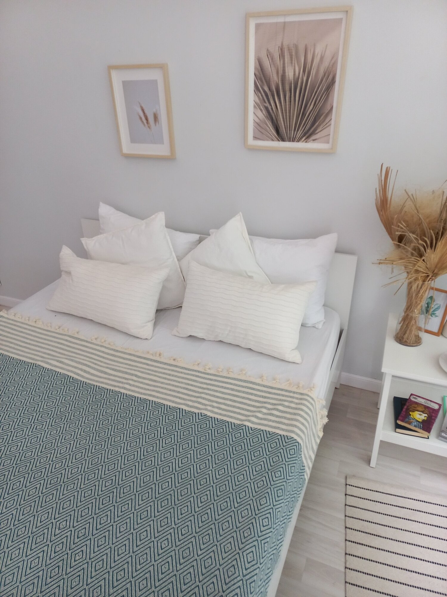 фото Покрывало-плед на кровать, 100% хлопок, Турция, размер 180*220 см, цвет изумрудный