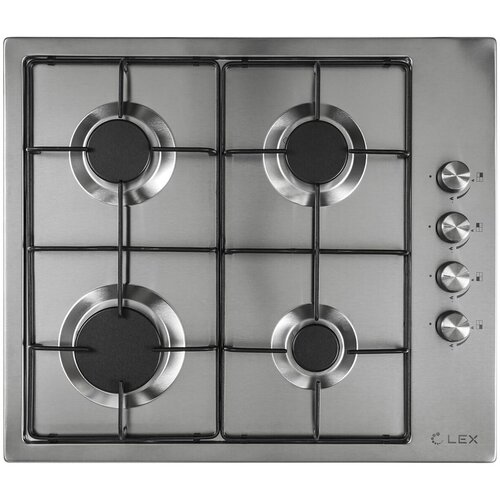 LEX Газовая панель Lex GVS 644-1 IX нержавеющая сталь 1229000₽