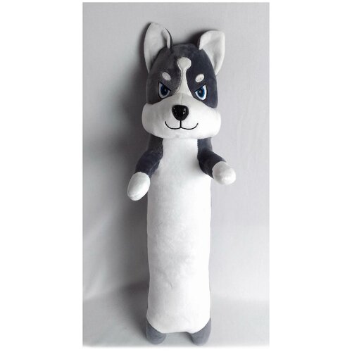 Мягкая игрушка Fixsitoysi Хаски Обнимашка 55 см серый мягкая игрушка собачка хаски