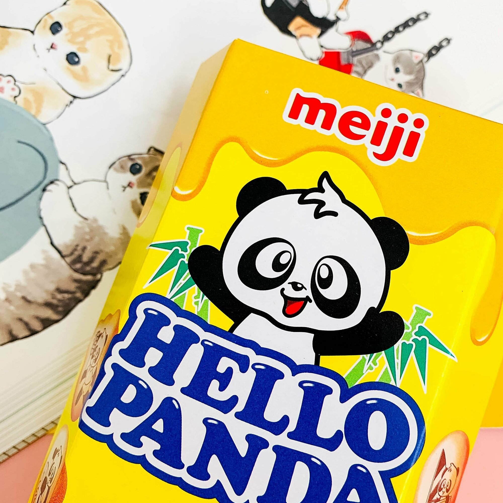 Печенье Meiji Hello Panda Cheese Cream с сырным кремом 40 гр. - фотография № 4