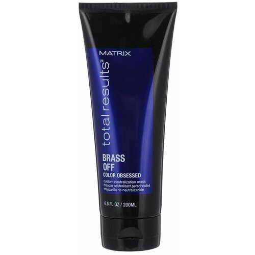 matrix total results so long damage mask маска уход для интенсивного восстановления волос 150 мл Маска для волос Matrix Total Results Brass Off Color Obsessed Custom Neutralizator Mask, 500 мл