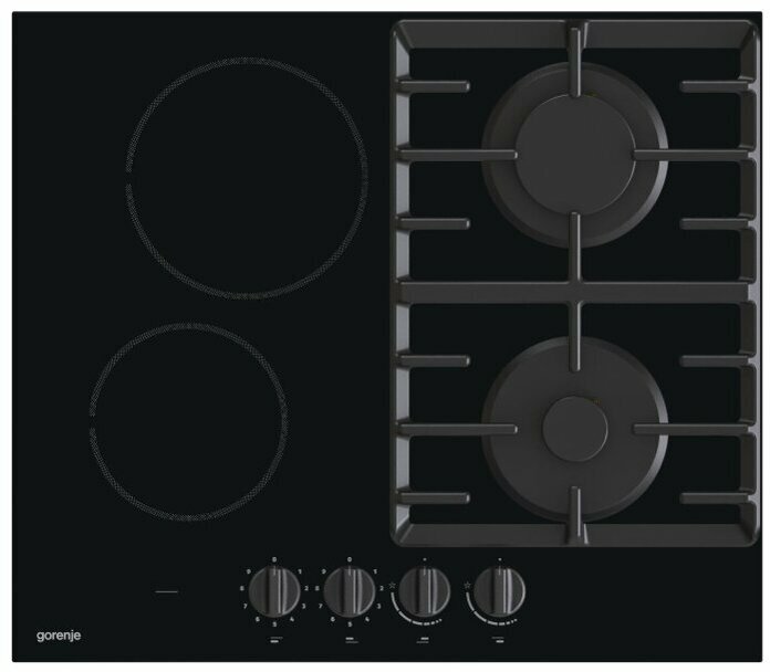 Комбинированная варочная поверхность Gorenje GCE 691 BSC, черный