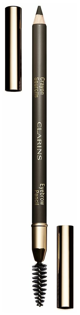 Clarins Карандаш для бровей Crayon Sourcils, оттенок 01 Dark Brown