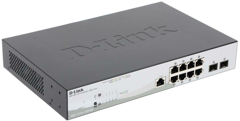 Коммутатор D-Link DGS-1210-10P/ME/A1A