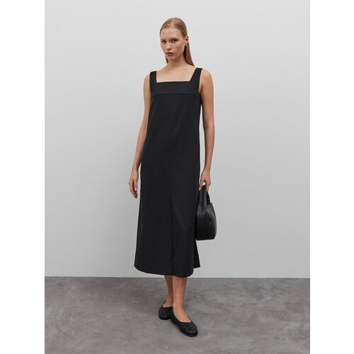 GATE31 Сарафан Мила с двумя шлицами (Черный-XS)