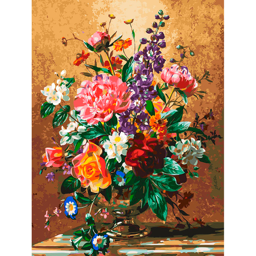 Белоснежка Картина по номерам Роскошный букет (302-AS), 40 х 30 см, разноцветный белоснежка картина по номерам букет в саду 265 as 30 х 40 см разноцветный