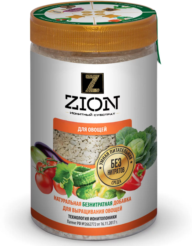 Ионная питательная добавка (удобрение) Zion для овощей, 700 грамм (0,7 кг) - фотография № 1