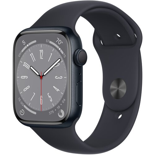 Apple Watch Series 8 41mm Midnight Aluminum Case with Midnight Sport Band (GPS) (размер S/M)