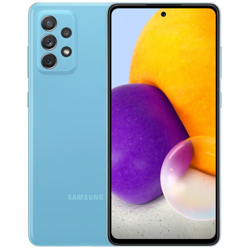 фото Смартфон samsung galaxy a72 6/128gb, синий