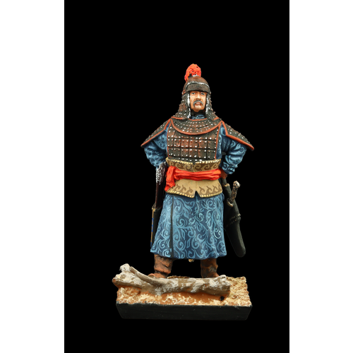 Оловянный солдатик SDS: Монгольский воин, XIII в. оловянный солдатик sds византийский пехотинец xiii в