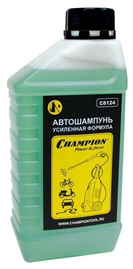 Автошампунь CHAMPION усиленная формула 1л