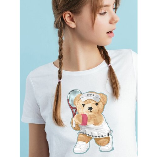 Футболка yutti, размер 116, белый