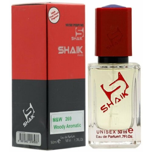 Парфюмерная вода unisex Shaik №269 Santl 33, древесный, фужерный аромат, 50 мл. shaik парфюмерная вода 236 50 мл фужерный древесный аромат