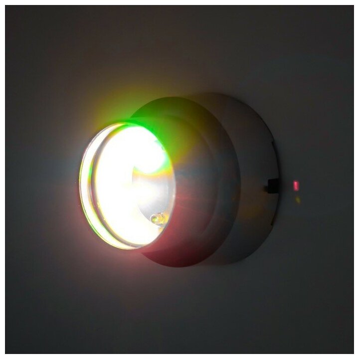 RISALUX подсветка д/стекла пластик 6*8см 7 ламп (бокс 120 шт) - фотография № 3