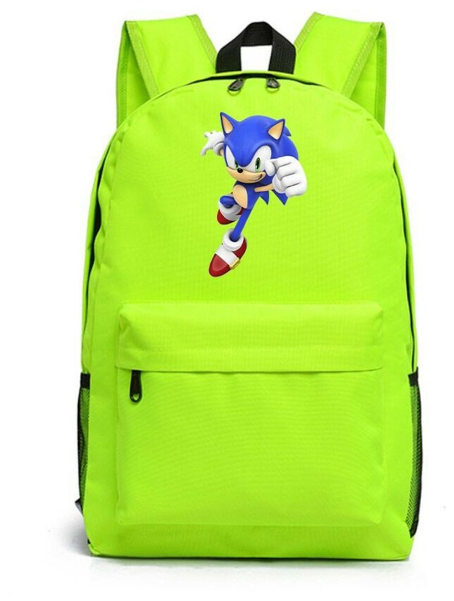 Рюкзак Соник (Sonic) зеленый №2