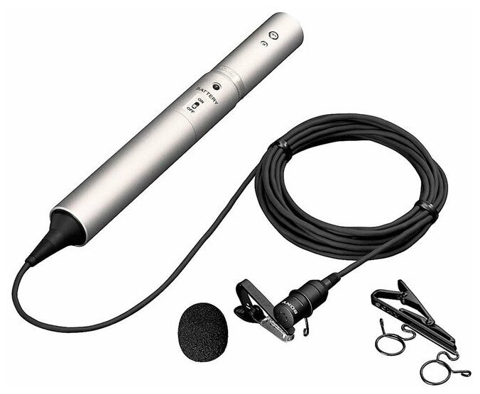 Микрофон петличный с XLR разъемом Sony ECM-77B
