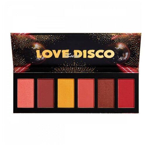 NYX professional makeup Палетка румян Love Lust Disco Sweet Cheeks Blush Palette, Love Lust Disco