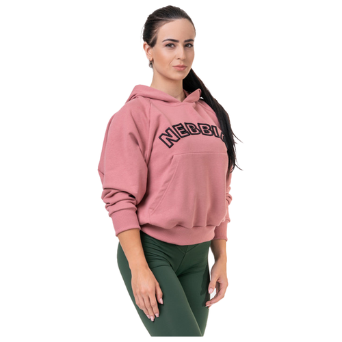 фото Толстовка женская nebbia conic hero pink (m) nebbia fitness