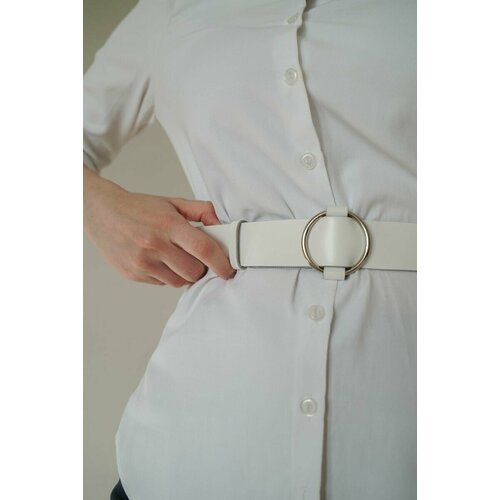 фото Ремень rada leather, размер s/m, белый