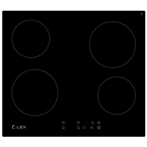 Электрическая варочная панель LEX EVH 640 BL Hi-Light независимая черный 2058100₽