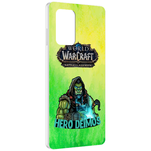 Чехол MyPads world-of-warcraft мужской для ZTE Blade A72 / ZTE Blade V40 Vita задняя-панель-накладка-бампер