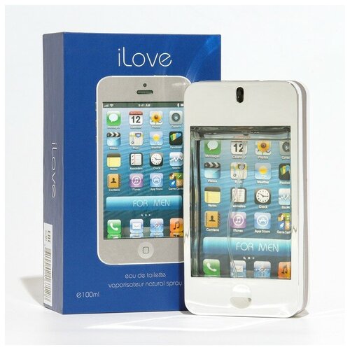 КПК Парфюмерная вода мужская I LOVE FOR MEN BLUE, 100 мл